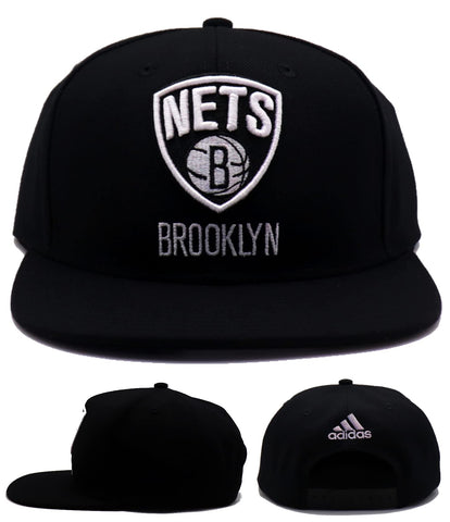 Brooklyn Nets Adidas Primary Team Snapback Hat