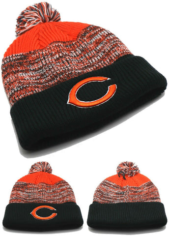 Chicago Bears '47 Brand Fan Favorite Cuffed Pom Knit Beanie