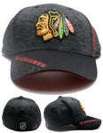 Chicago Blackhawks Reebok Playoff Flex Fitted Hat