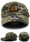 Chicago Blackhawks Reebok Youth Digital Camouflage Strapback Hat