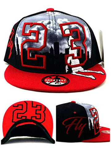 Chicago Greatest 23 Youth Cloudy Skyline Snapback Hat