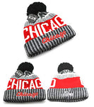 Chicago King's Choice True Legend Polar Fleece Cuffed Pom Knit Beanie