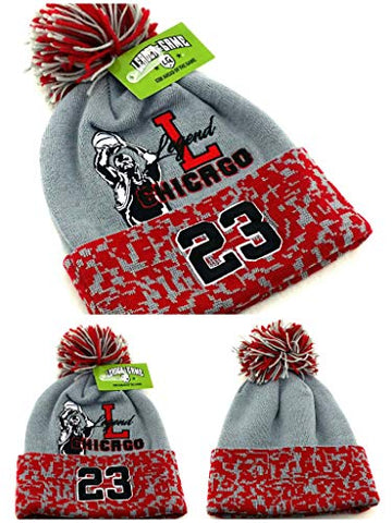 Chicago Leader of the Game MJ Shooter Cuffed Pom Beanie