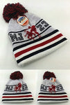 Chicago Top Pro MJ Dribbler Cuffed Pom Knit Beanie