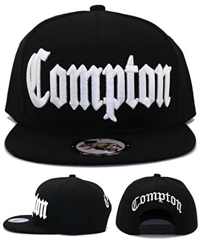 Compton Headlines Old English Banner Snapback Hat