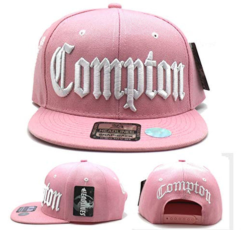 Compton Headlines Old English Banner Snapback Hat