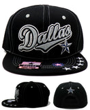 Dallas Headlines Tailsweeper Script Snapback Hat