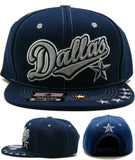 Dallas Headlines Tailsweeper Script Snapback Hat