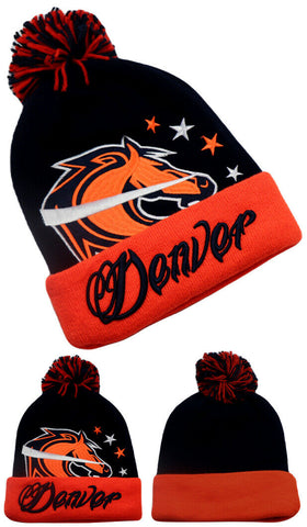 Denver Premium Colossal Cuffed Pom Beanie