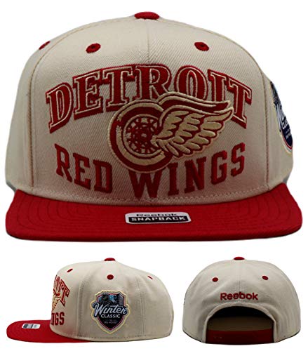 Mitchell & Ness NHL Detroit Red Wings Vintage Cream Snapback Hat