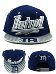 Detroit Leader of the Game Flash Shine Snapback Hat