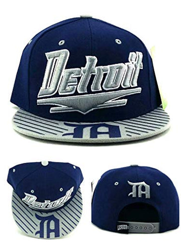 Detroit Leader of the Game Flash Shine Snapback Hat