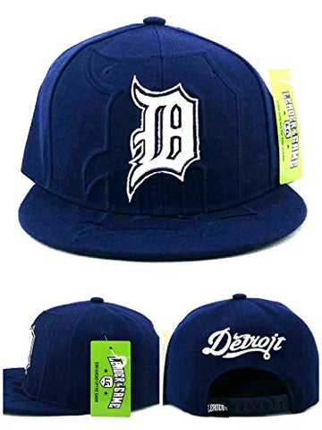 Detroit Leader of the Game Shadow Script Snapback Hat