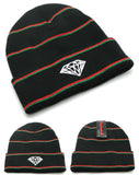 Diamond Supply Co Striped Cuffed Beanie