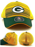 Green Bay Packers NFL Proline Youth Striped Mesh Flex Hat