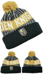 Las Vegas Golden Knights NHL by Outerstuff Youth Cuffed Pom Beanie