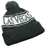 Las Vegas Headlines Lined Cuffed Pom Beanie