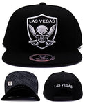 Las Vegas Top Level Cross Swords Snapback Hat