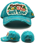 Leader of Generation Apparel Camping Hair Don't Care Adjustable Hat