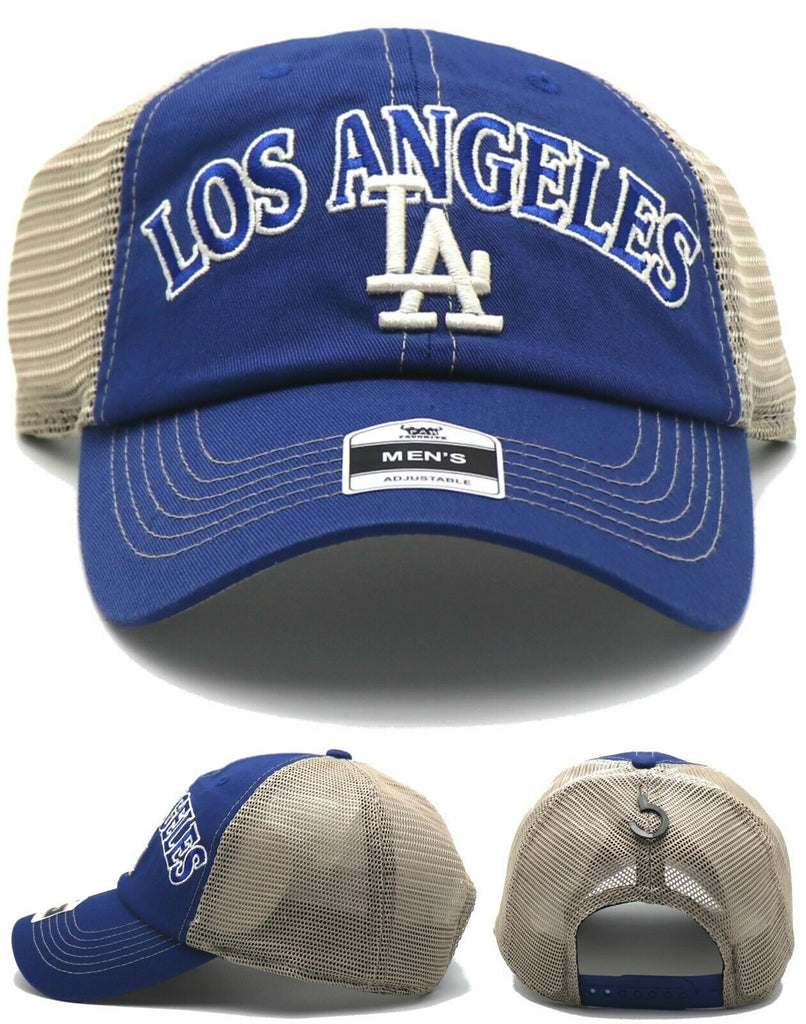 Los Angeles Dodgers '47 Brand Fan Favorite Mesh Snapback Hat – The