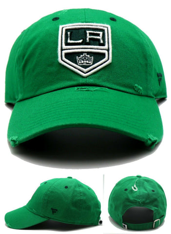 Los Angeles Kings Fanatics St. Patrick's Day Slouch Strapback Hat
