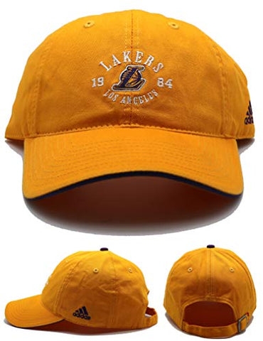 Los Angeles Lakers Adidas Basic Logo Slouch Adjustable Hat