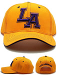 Los Angeles Top Level Initials Adjustable Hat