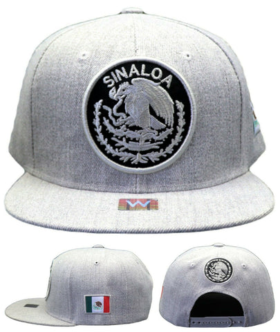 Mexico Headlines Sinaloa Crest Snapback Hat