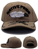 Native Pride Leader of Generation Apparel Shadowed Feather Adjustable Hat