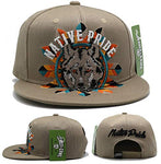 Native Pride Leader of the Game Wolf Dreamcatcher Snapback Hat