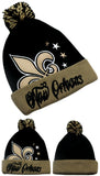 New Orleans Premium Colossal Cuffed Pom Beanie