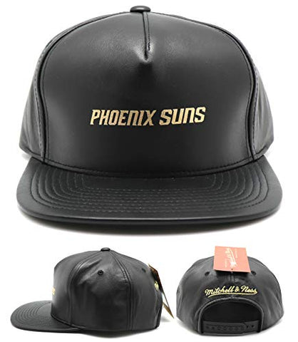 Phoenix Suns Mitchell & Ness Luxe Lambskin Snapback Hat