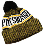 Pittsburgh Headlines Lined Cuffed Pom Beanie