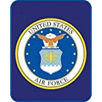 Regal Comfort United States Air Force Faux Fur Luxury Blanket