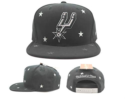 San Antonio Spurs Mitchell & Ness Foil Star Snapback Hat