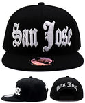 San Jose Headlines Old English Snapback Hat