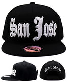 San Jose Headlines Old English Snapback Hat