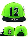 Seattle Headlines 12th Man Snapback Hat