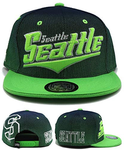 Seattle Leader of the Game Flash Fade Snapback Hat