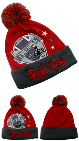 Tampa Bay Premium Colossal Cuffed Pom Beanie