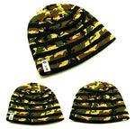 UFC Reebok Striped Camouflage Uncuffed Beanie