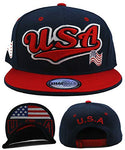 USA Top Pro Tailsweeper Script Snapback Hat