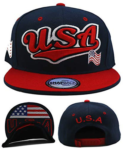 USA Top Pro Tailsweeper Script Snapback Hat