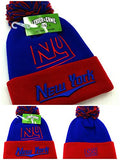 New York Leader of the Game Cuffed Pom Beanie