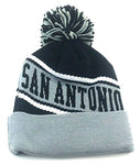 San Antonio Top Pro Cuffed Pom Beanie