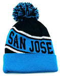 San Jose Top Pro Cuffed Pom Beanie