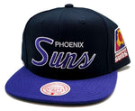 Phoenix Suns Mitchell & Ness Retro Script Snapback Hat