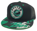 Boston Premium Clover Mesh Snapback Hat