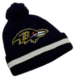 Baltimore Ravens NFL Proline by Outerstuff Youth Cuffed Pom Beanie