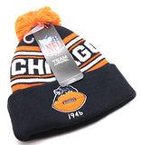 Chicago Bears Outerstuff Youth NFL Proline 1946 Retro Cuffed Pom Beanie